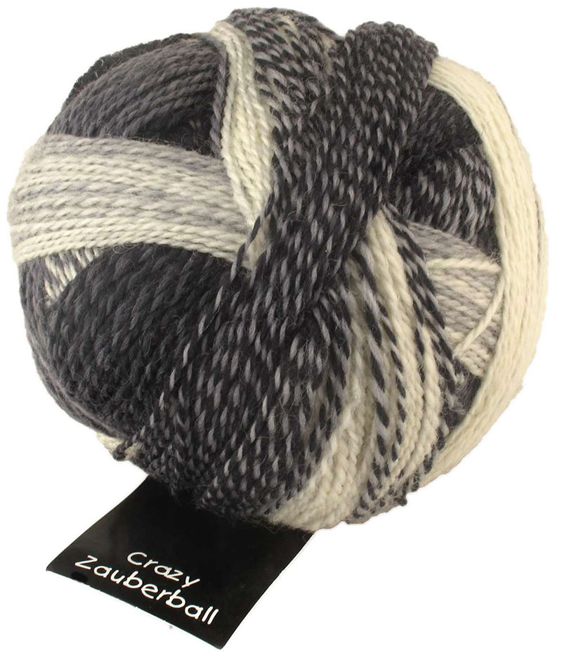 Zauberball® Crazy - 2100 Domino (Sockenwolle)