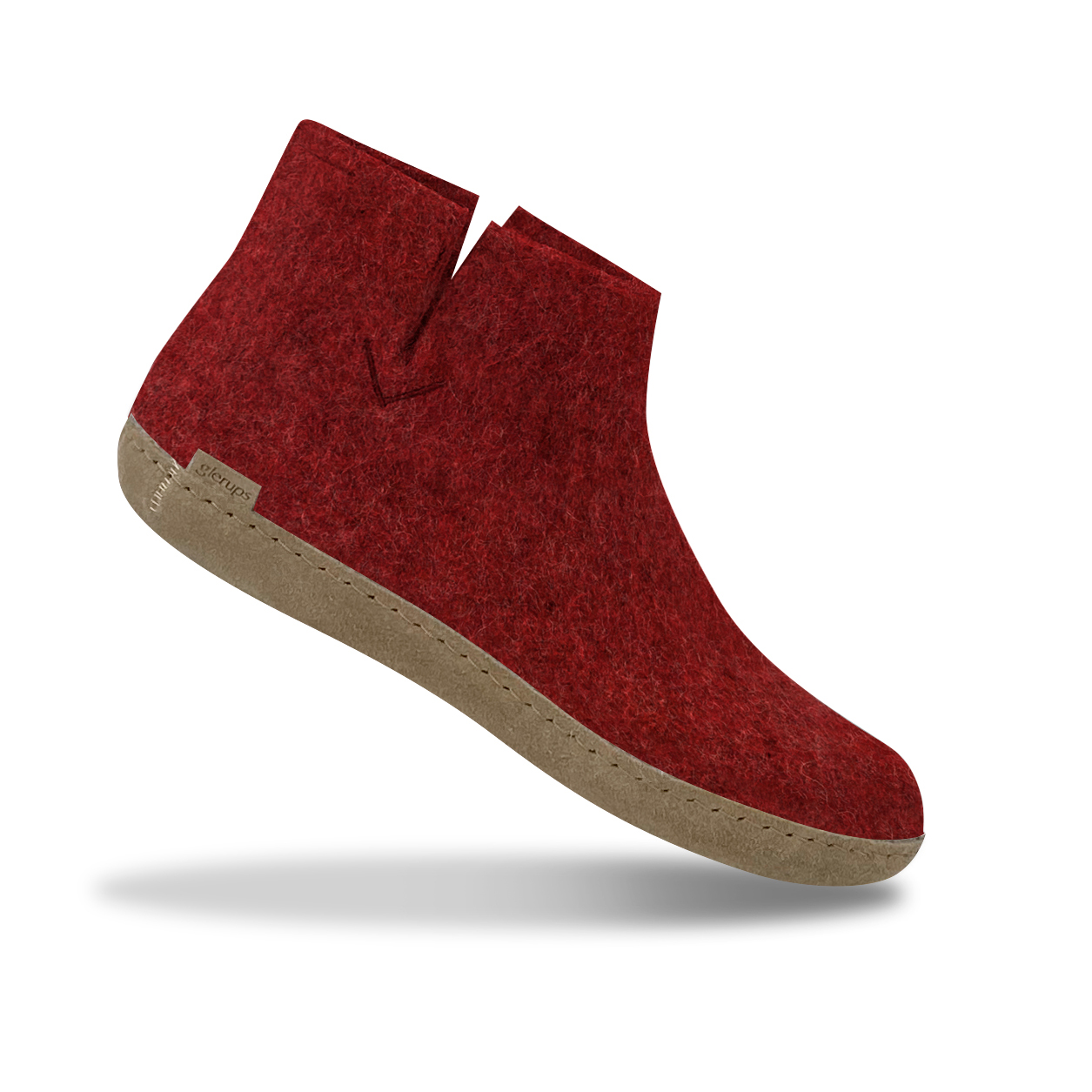 Filzhausschuhe Boots mit Ledersohle, Gr. 23, versch. Farben