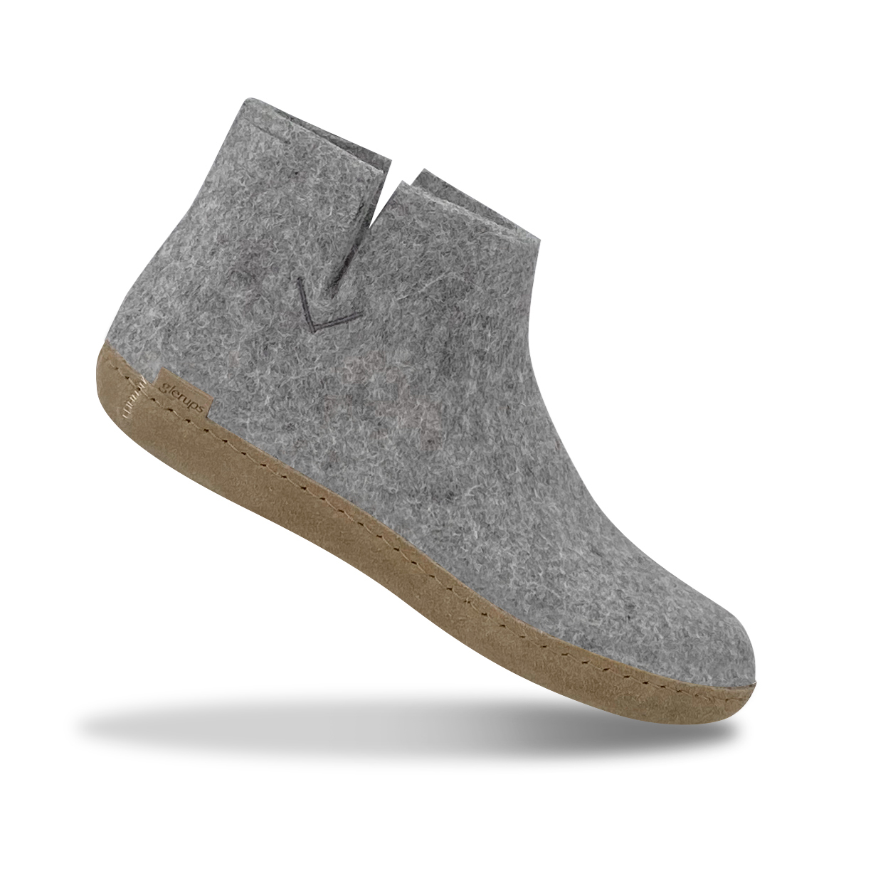 Filzhausschuhe Boots mit Ledersohle, Gr. 24, versch. Farben