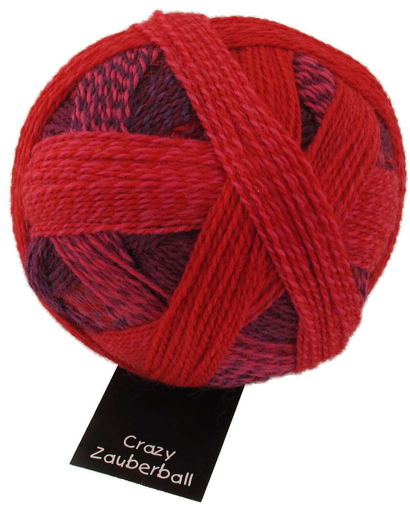 Zauberball® Crazy - 2095 Indisch Rosa (Sockenwolle)