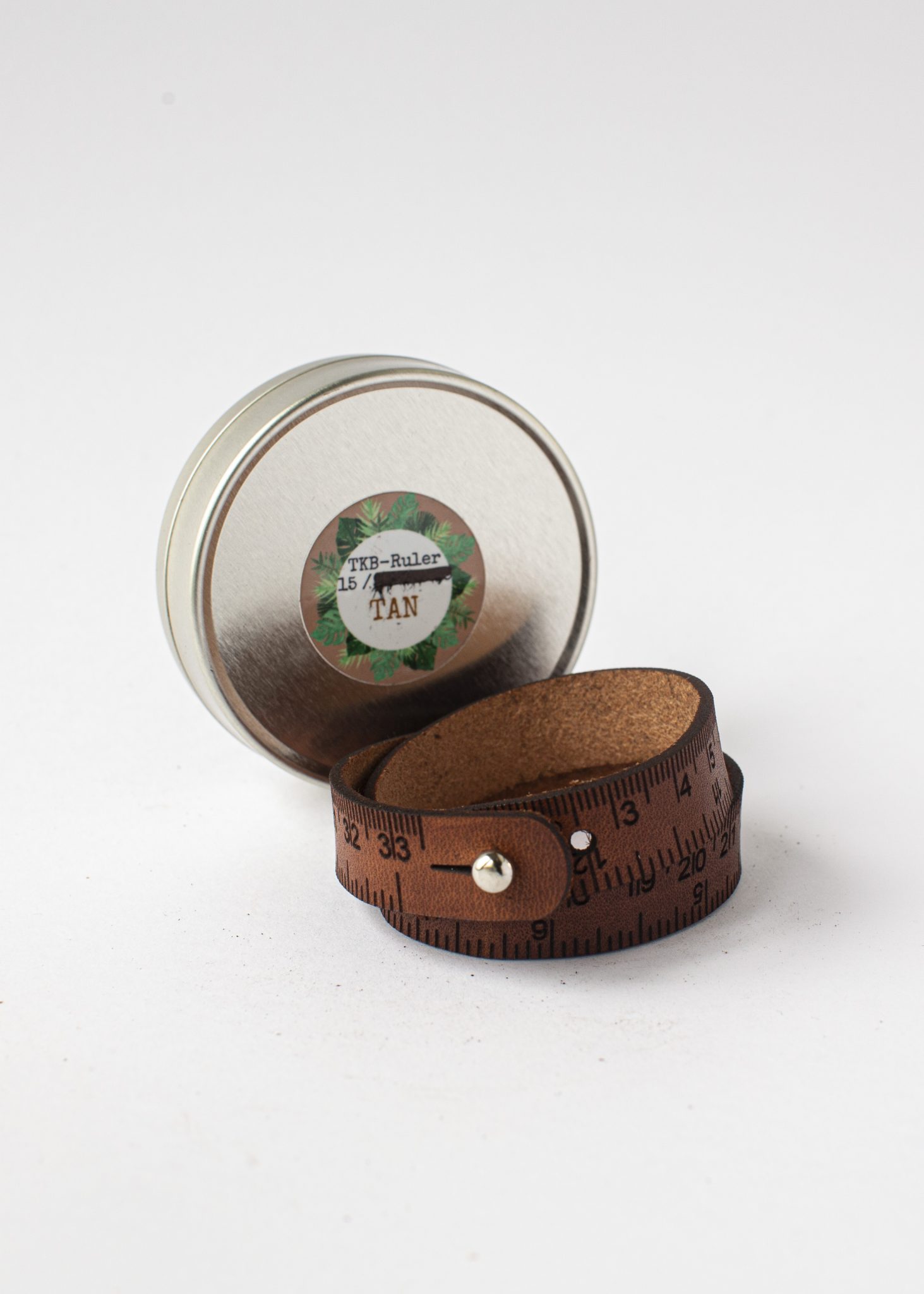 Lederarmband "Maßband", versch. Farben
