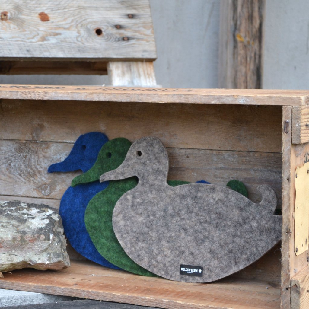 Filzuntersetzer Ente