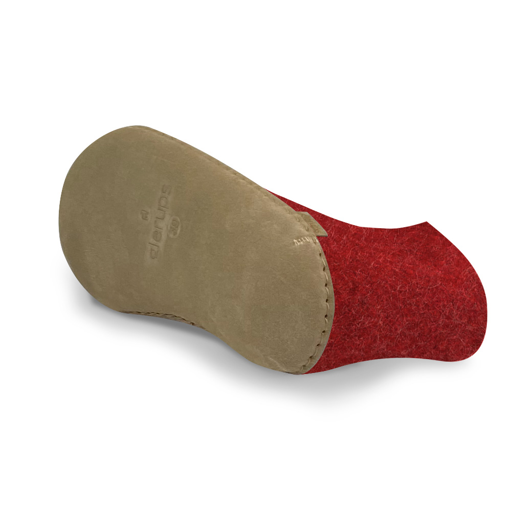 Filzhausschuhe Boots mit Ledersohle, Gr. 23, versch. Farben
