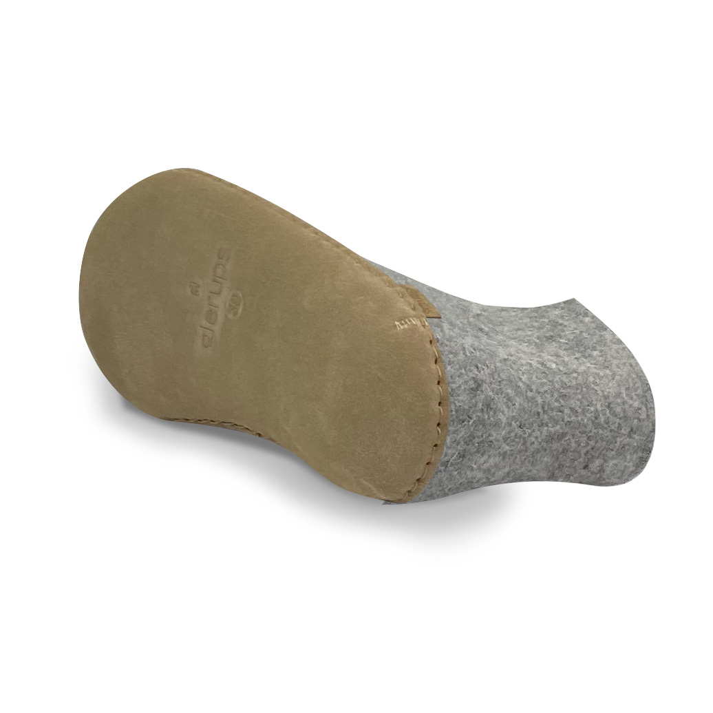 Filzhausschuhe Boots mit Ledersohle, Gr. 24, versch. Farben
